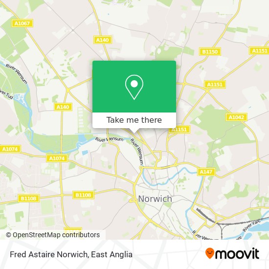 Fred Astaire Norwich map