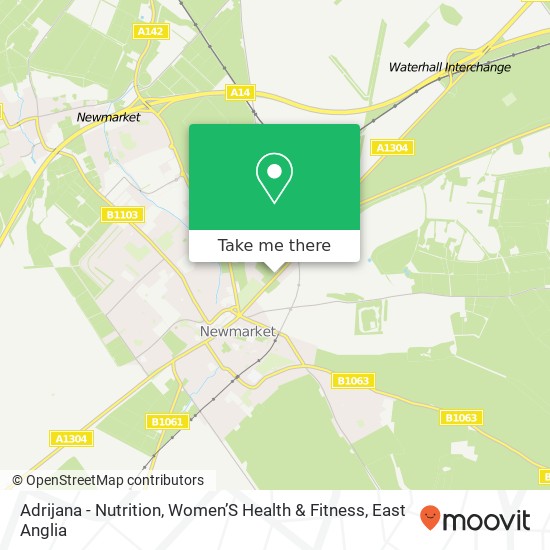 Adrijana - Nutrition, Women’S Health & Fitness, 11 Bury Road Newmarket Newmarket CB8 8 map