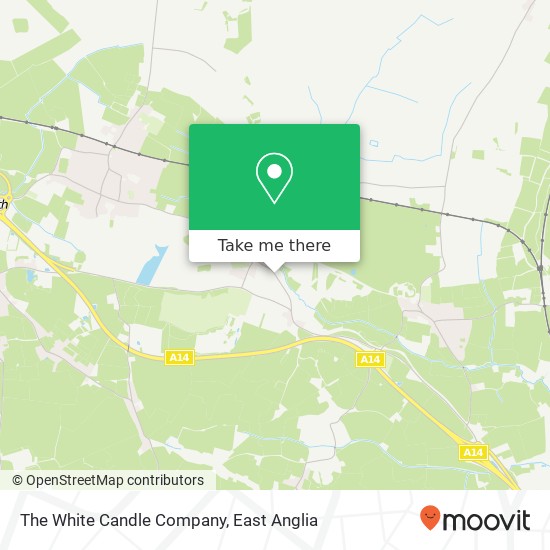 The White Candle Company, Stowmarket Road Wetherden Stowmarket IP14 3 map