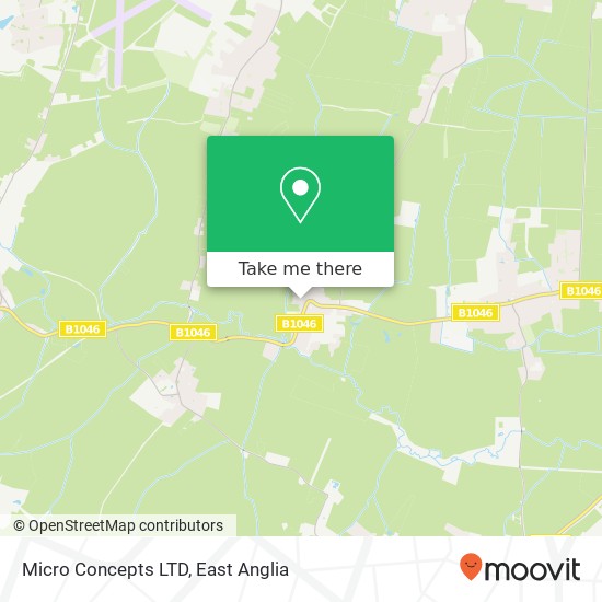 Micro Concepts LTD, The Mount Business Units Toft Cambridge CB23 2 map