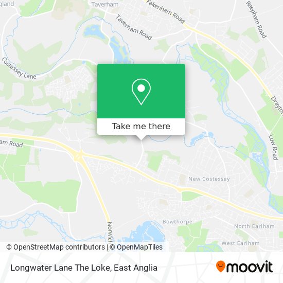 Longwater Lane The Loke map