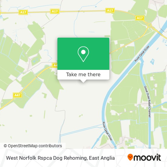 West Norfolk Rspca Dog Rehoming map