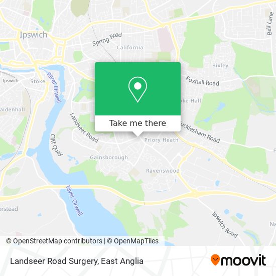 Landseer Road Surgery map