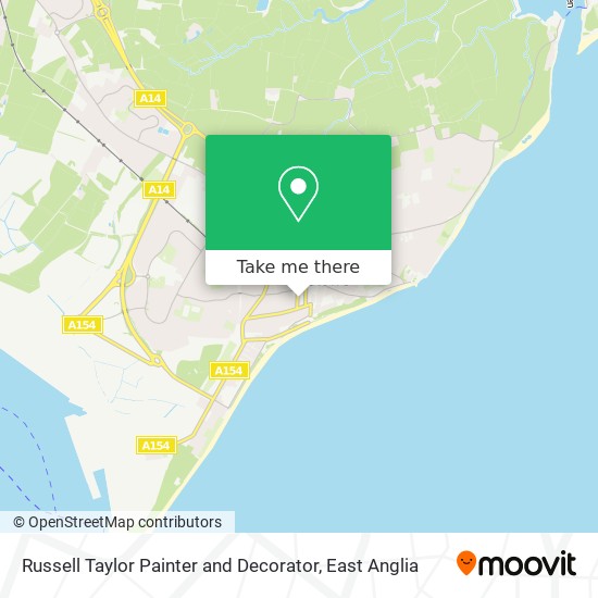 Russell Taylor Painter and Decorator map