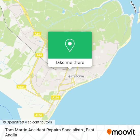Tom Martin Accident Repairs Specialists. map