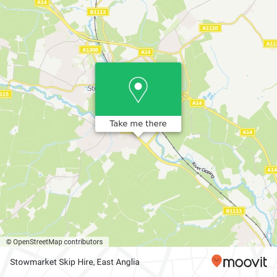 Stowmarket Skip Hire, Needham Road Stowmarket Stowmarket IP14 2 map