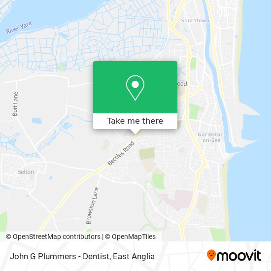 John G Plummers - Dentist map