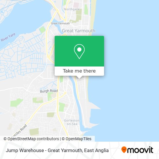 Jump Warehouse - Great Yarmouth map