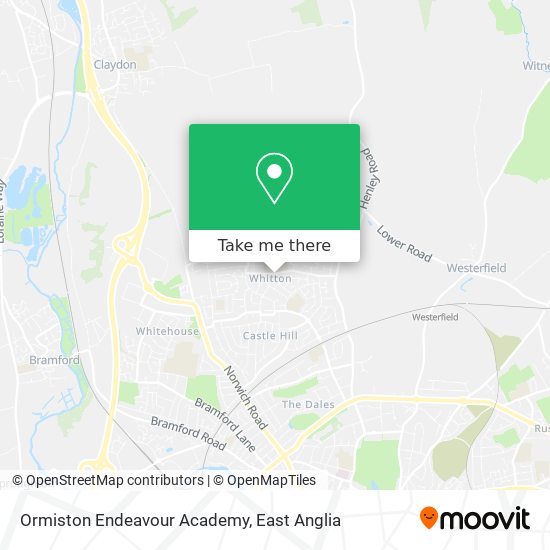 Ormiston Endeavour Academy map