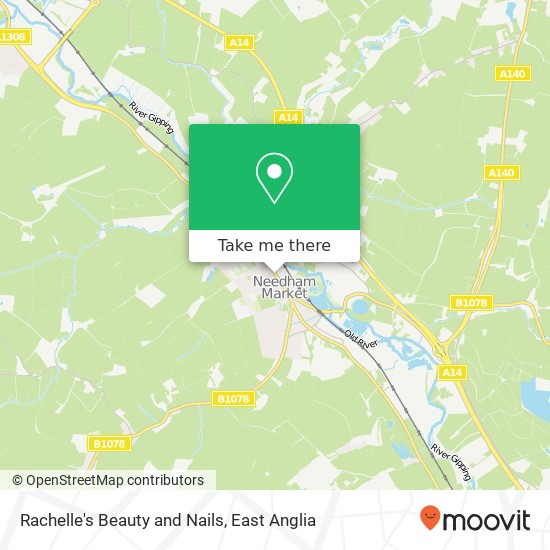 Rachelle's Beauty and Nails map