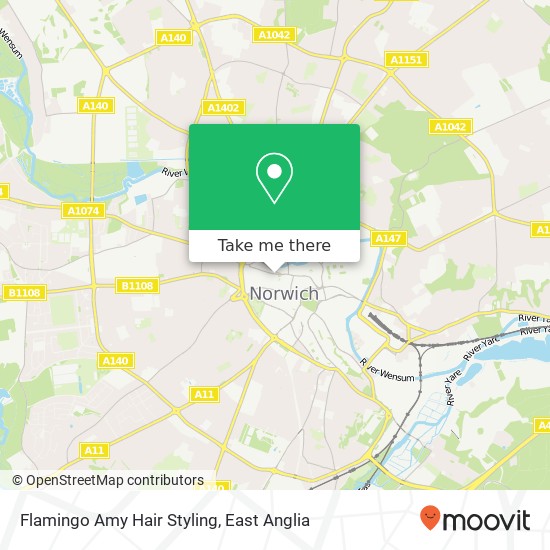 Flamingo Amy Hair Styling map