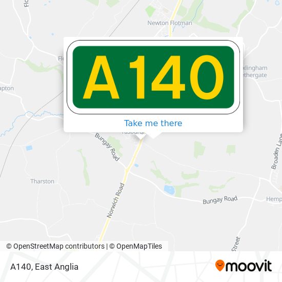 A140 map