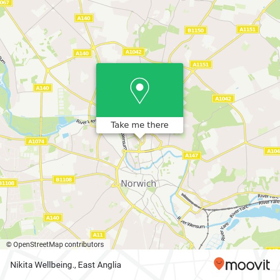 Nikita Wellbeing., 21 St Augustines Street Norwich Norwich NR3 3BY map