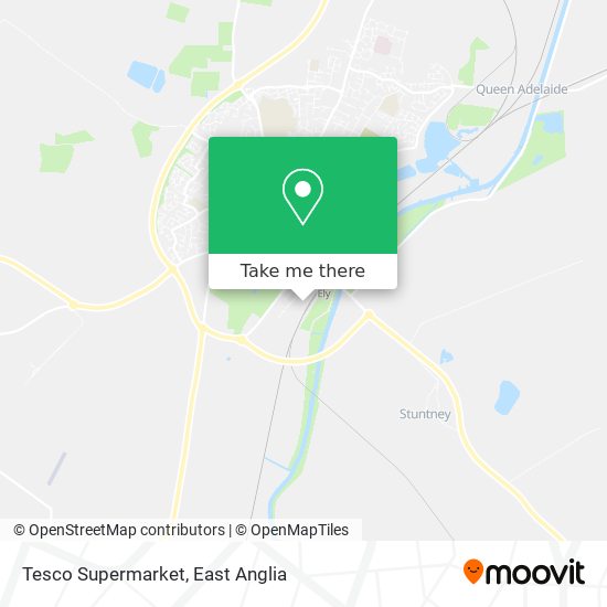Tesco Supermarket map