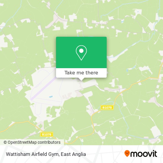 Wattisham Airfield Gym map