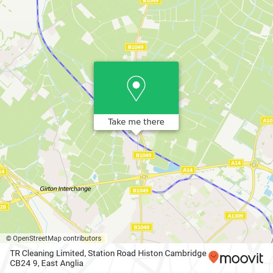 TR Cleaning Limited, Station Road Histon Cambridge CB24 9 map
