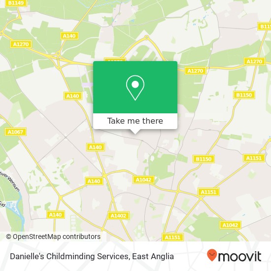 Danielle's Childminding Services, Stirling Road Norwich Norwich NR6 6 map