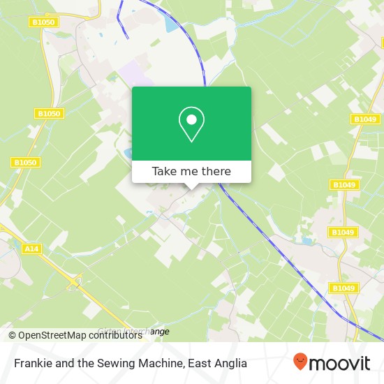 Frankie and the Sewing Machine, Queens Way Oakington Cambridge CB24 3AW map
