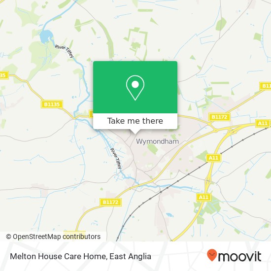 Melton House Care Home, 47 Melton Road Wymondham Wymondham NR18 0DB map