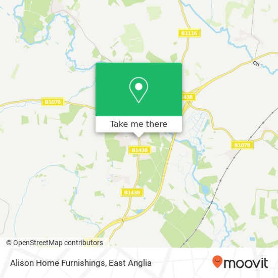 Alison Home Furnishings, High Street Wickham Market Woodbridge IP13 0 map