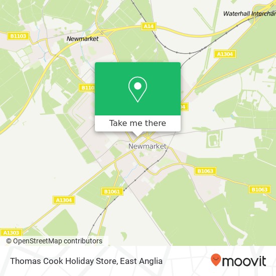 Thomas Cook Holiday Store map