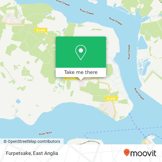 Furpetsake, 8 Kingsland Shotley Ipswich IP9 1NB map