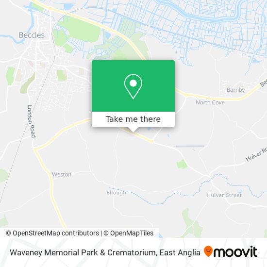 Waveney Memorial Park & Crematorium map