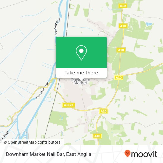 Downham Market Nail Bar map