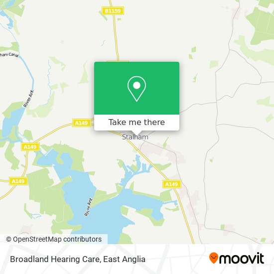 Broadland Hearing Care map