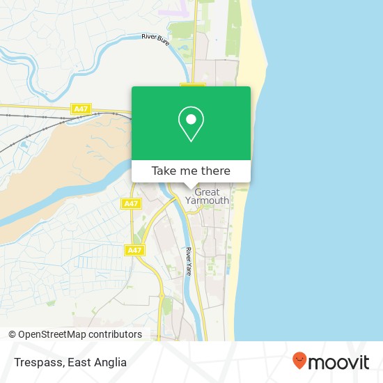 Trespass, Theatre Plain Great Yarmouth Great Yarmouth NR30 1 map