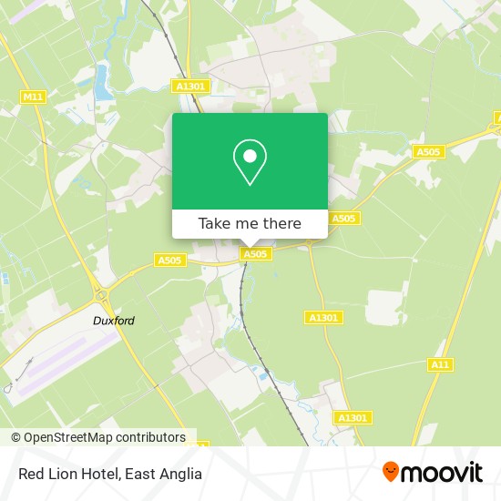 Red Lion Hotel map