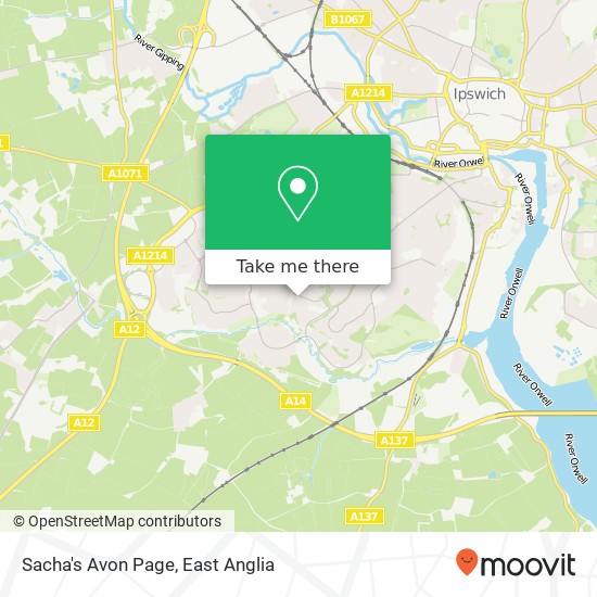 Sacha's Avon Page map