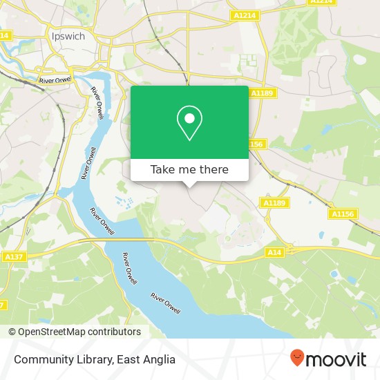 Community Library map