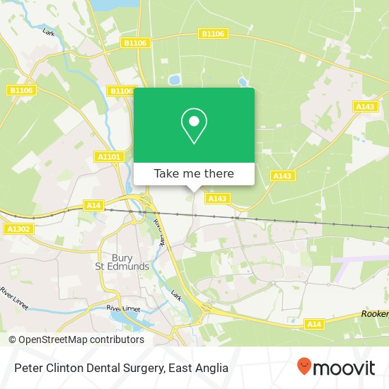 Peter Clinton Dental Surgery, 84 Hollow Road Bury St Edmunds Bury St Edmunds IP32 7AZ map