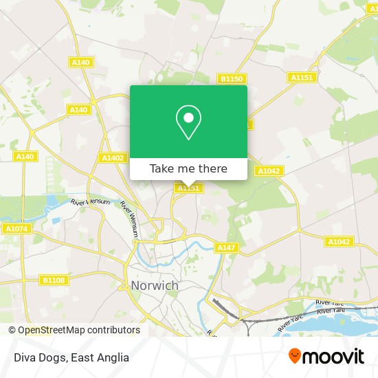 Diva Dogs map