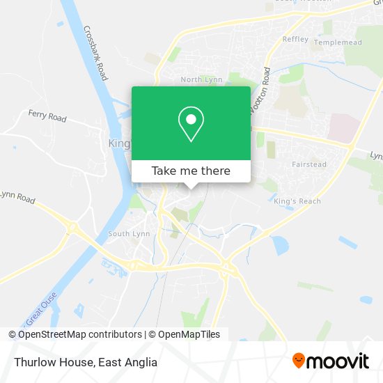Thurlow House map