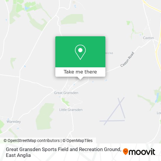 Great Gransden Sports Field and Recreation Ground map