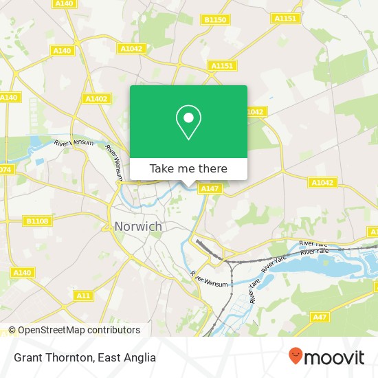 Grant Thornton, Norwich Norwich map