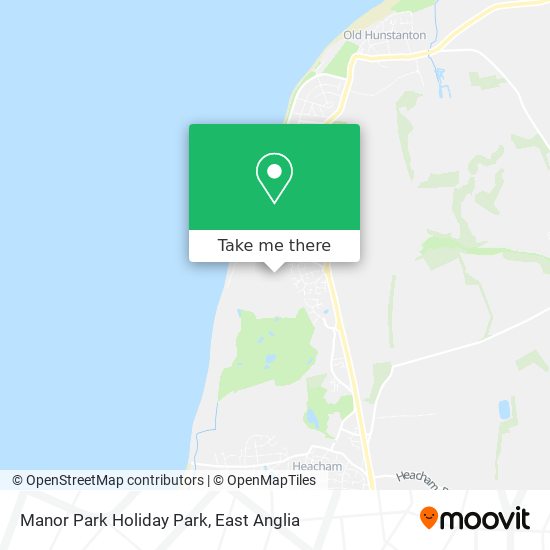 Manor Park Holiday Park map