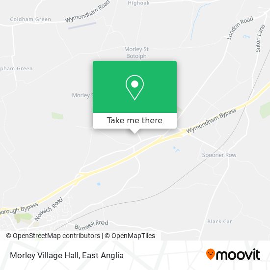 Morley Village Hall map