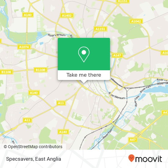 Specsavers map