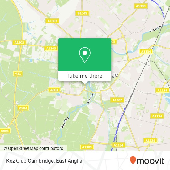 Kez Club Cambridge map