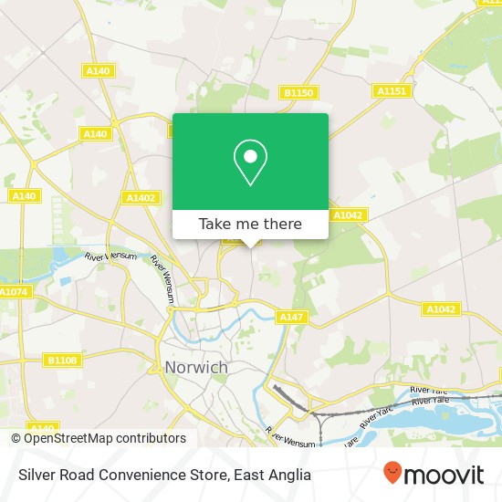 Silver Road Convenience Store map