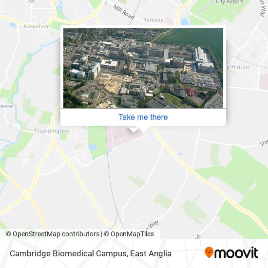 Cambridge Biomedical Campus map