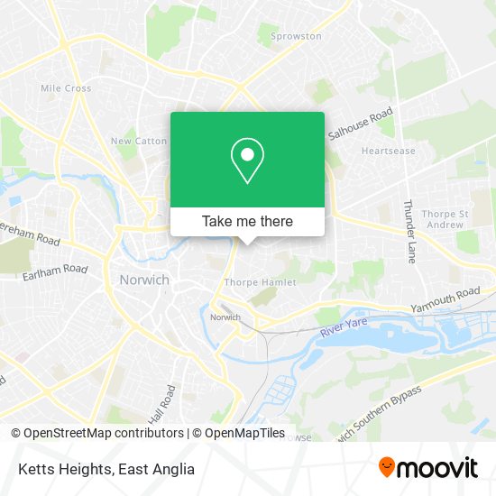 Ketts Heights map