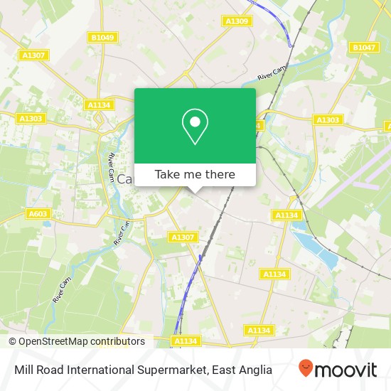 Mill Road International Supermarket map