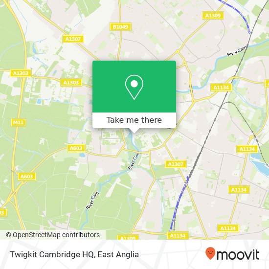 Twigkit Cambridge HQ map