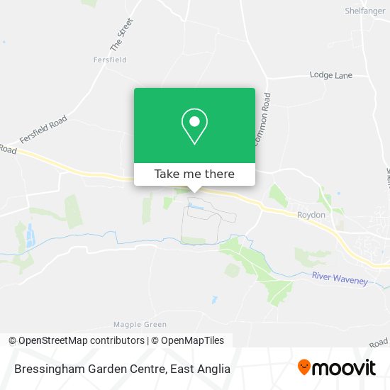 Bressingham Garden Centre map