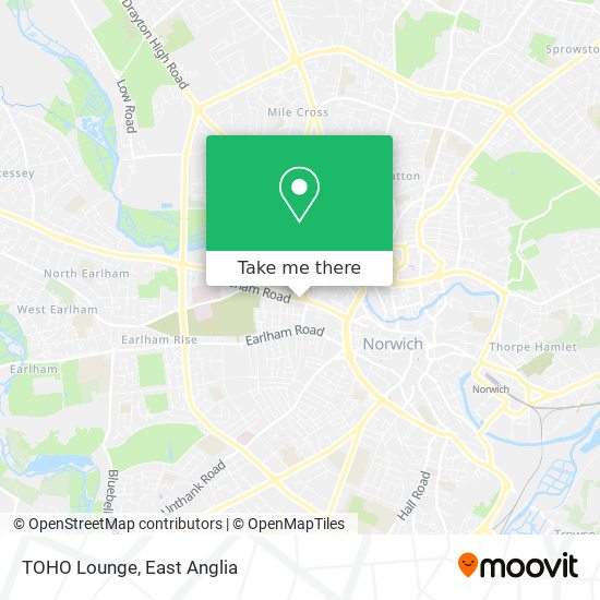 TOHO Lounge map