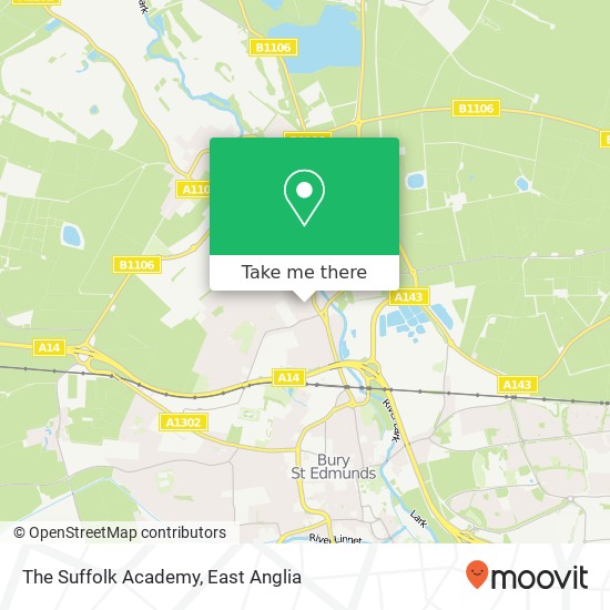 The Suffolk Academy map